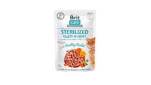Brit Pouch Fillets in Gravy Sterilized filetes en salsa con conejo