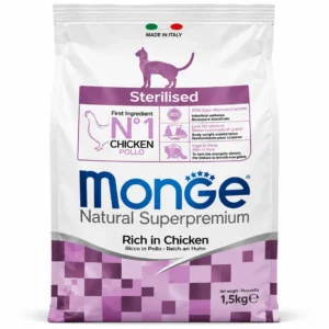 Monge Natural Superpremium Sterilised Rich in Chicken 1,5 Kg